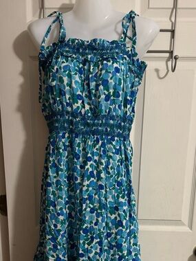J.Crew Smocked Midi Sundress